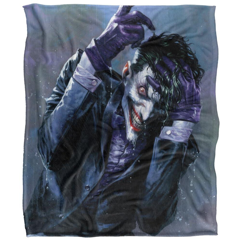 Batman (91Cm X 147Cm, Multicoloured) The Joker Madness Blanket
