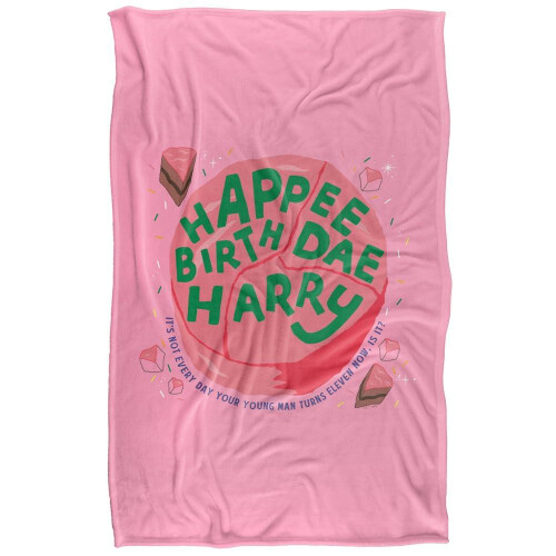 Harry Potter (147cm x 91cm, Multicoloured) Harry Potter Happee Birthdae Blanket