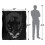 Batman (147cm x 91cm, Black/White) Batman Lines Polyester Soft Touch Blanket 4