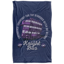 (147cm x 91cm, Multicoloured) Harry Potter The Knight Bus Soft Touch Blanket