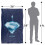 Superman (152cm x 127cm, Multicoloured) Superman 2025 Look Up Shield Soft Touch Blanket 4
