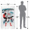 Superman (152cm x 127cm, Multicoloured) Superman Pose Soft Touch Blanket 4