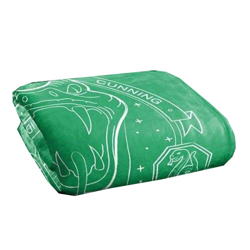 Harry Potter (152cm x 127cm, Multicoloured) Harry Potter Slytherin Soft Touch Blanket 1