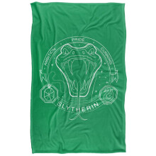 (147cm x 91cm, Green) Harry Potter Slytherin Soft Touch Blanket