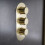 NES Home Concealed Thermostatic Valve With 3 Outlets & 3 Knobs -  Brushed Brass 4