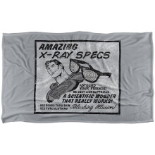 (152cm x 127cm, Multicoloured) Superman Xray Specs Blanket