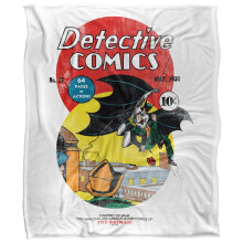(152cm x 127cm, Multicoloured) Batman Detective Comics Cover Soft Touch 90th Anniversary Blanket