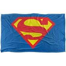 (36in x 58in, Multicoloured) Superman 2016 Soft Touch Shield Blanket