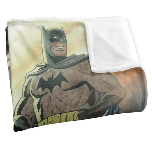 Batman (91cm x 147cm, Multicoloured) Batman Through The Years Blanket 2