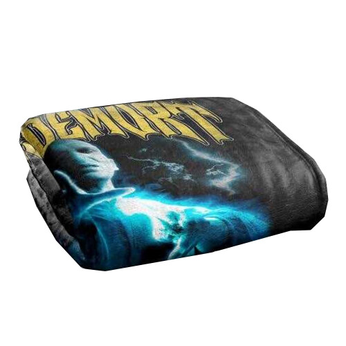 Harry Potter (152cm x 127cm, Black) Harry Potter Voldemort Lightning Soft Touch Blanket 1