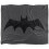 Batman (127cm x 152cm, Grey/Black) Batman Caped Crusader Logo Blanket 1