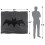 Batman (127cm x 152cm, Grey/Black) Batman Caped Crusader Logo Blanket 4