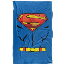 (147cm x 91cm, Multicoloured) Superman Costume Soft Touch Blanket