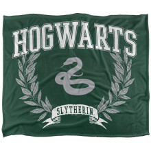 (147cm x 91cm, Green) Harry Potter Hogwarts Slytherin Leaves Blanket