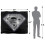 Superman (152cm x 127cm, Multicoloured) Superman Bling Shield Soft Touch Blanket 4