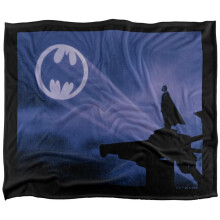 (91cm x 147cm, Blue) Batman Bat Signal Blanket