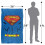 Superman (147cm x 91cm, Multicoloured) Superman Costume Soft Touch Blanket 4