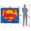 Superman (152cm x 127cm, Multicoloured) Superman 1970 Shield Blanket 4