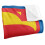 Superman (152cm x 127cm, Multicoloured) Superman 1970 Shield Blanket 3