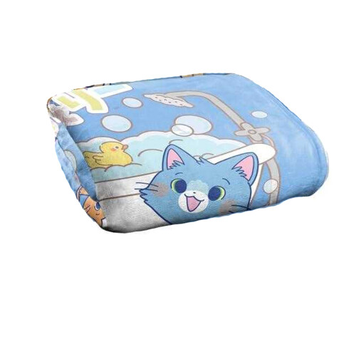 TOM AND JERRY (152cm x 127cm, Multicoloured) Tom And Jerry Gokko Bath Time Soft Touch Blanket 1