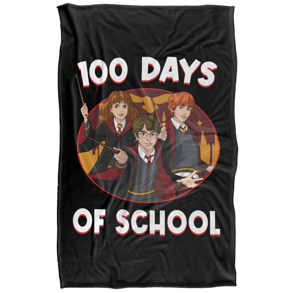 Harry Potter (152Cm X 127Cm, Black) 100 Days Of School Blanket