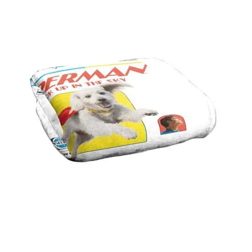Superman (147cm x 91cm, Multicoloured) Superman Krypto 2025 Comic Soft Touch Blanket 1