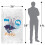 Batman (152cm x 127cm, White/Blue) Batman Kanji Chibi Blanket 4