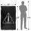 Harry Potter (152cm x 127cm, Black) Harry Potter Deathly Hallows Blanket 4