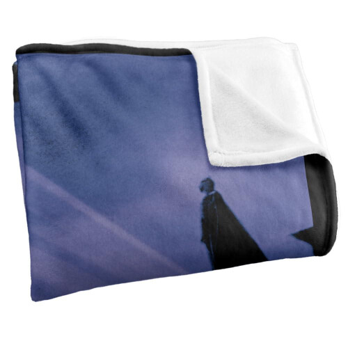 Batman (91cm x 147cm, Blue) Batman Bat Signal Blanket 2