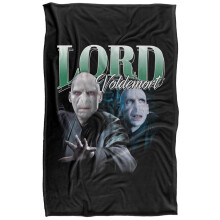 (152cm x 127cm, Black) Harry Potter Homage Voldemort Blanket