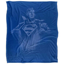 Superman Soft Touch Chest Logo Blanket