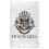 Harry Potter (152cm x 127cm, White) Harry Potter Hogwarts Crest Supersoft Blanket 1