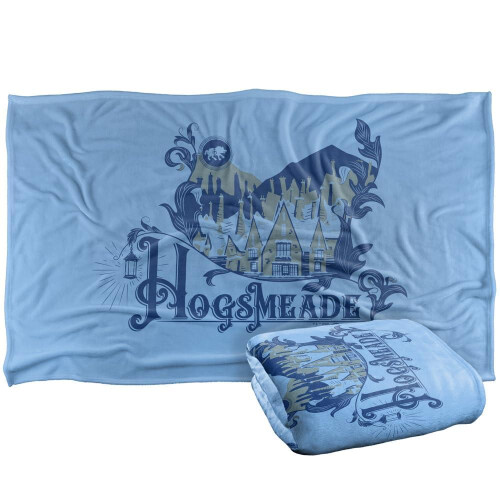Harry Potter (152cm x 127cm, Blue) Harry Potter Hogsmeade Supersoft Blanket 2