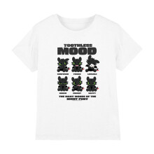 (3-4 Years, White) How To Train Your Dragon Childrens/Kids Moods Of Toothless T-Shirt
