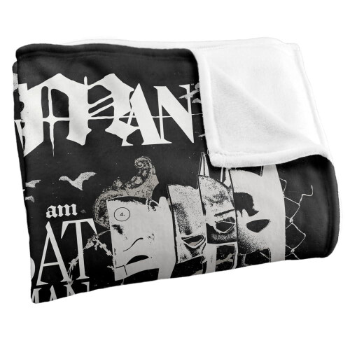Batman (127cm x 152cm, Multicoloured) Batman The Cowl Soft Touch Blanket 2