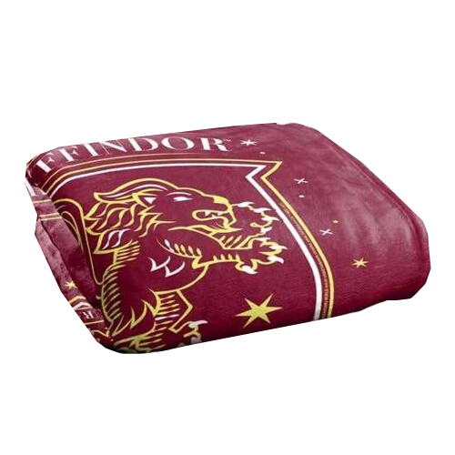 Harry Potter (152cm x 127cm, Red) Harry Potter Gryffindor Shield Blanket 1