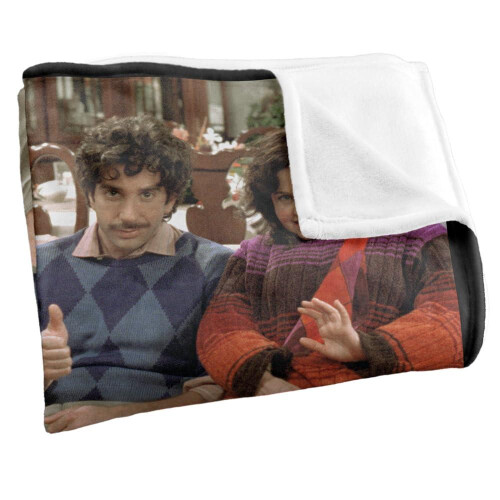 Friends (152cm x 127cm, Multicoloured) Friends Throwback Soft Touch Blanket 2