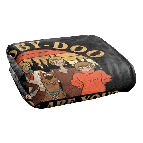 Scooby Doo (127cm x 152cm, Multicoloured) Scooby Doo Mountain Scene Soft Touch Blanket 1