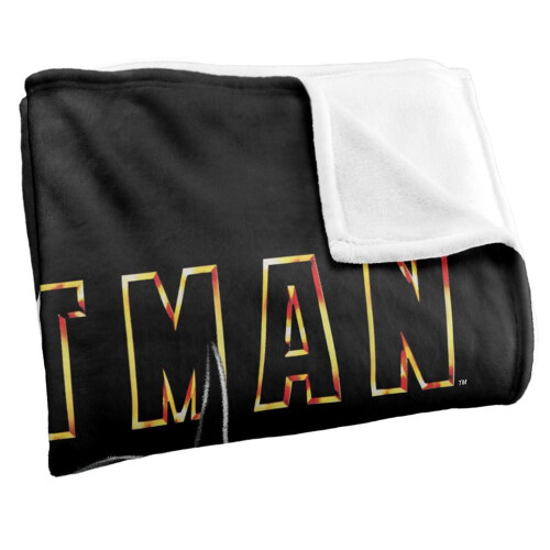 Batman (152cm x 127cm, Multicoloured) Batman 1989 Cowl Soft Touch Blanket 2