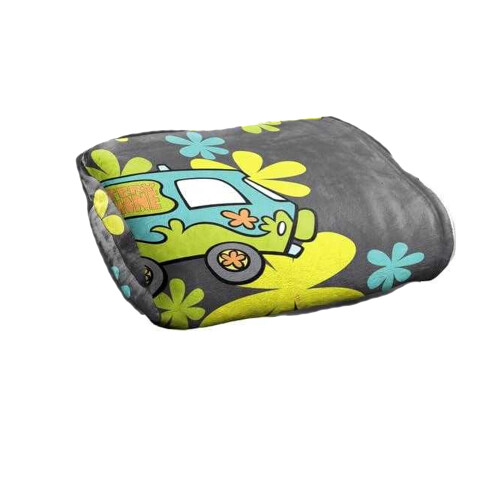 Scooby Doo (152cm x 127cm, Multicoloured) Scooby Doo The Mystery Machine Soft Touch Blanket 1