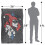 Batman (152cm x 127cm, Multicoloured) Batman Harley Quinn Profile Soft Touch Blanket 4