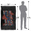 Superman (147cm x 91cm, Black/Blue/Red) Superman Retro Stripe Blanket 4