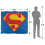 Superman (152cm x 127cm, Multicoloured) Superman 1986 Shield Soft Touch Blanket 4