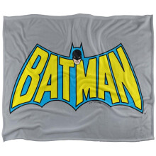 (127cm x 152cm, Multicoloured) Batman Vintage Logo Polyester Soft Touch Blanket