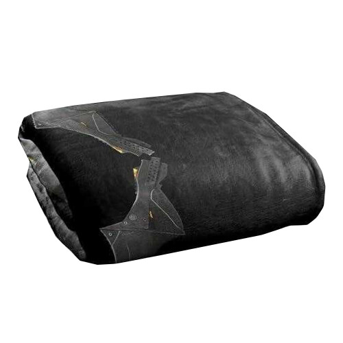 Batman (127cm x 152cm, Multicoloured) Batman Bat Logo Polyester Soft Touch Blanket 1