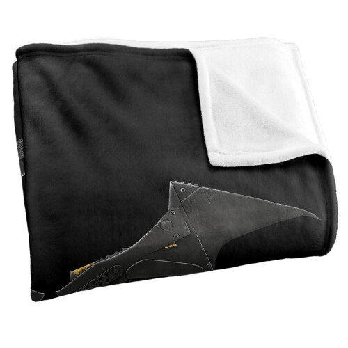 Batman (127cm x 152cm, Multicoloured) Batman Bat Logo Polyester Soft Touch Blanket 2