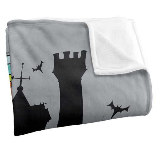 Scooby Doo (152cm x 127cm, Multicoloured) Scooby Doo Drive! The Mystery Machine Soft Touch Blanket 2