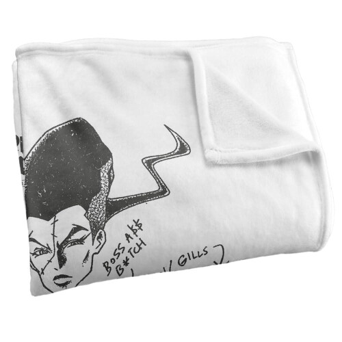 (152cm x 127cm, White) Creature Commandos You Wanted Monsters Soft Touch Blanket 2