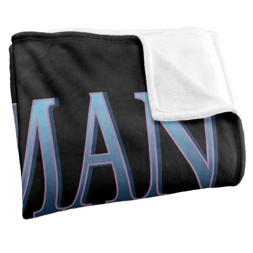 Batman (147cm x 91cm, Black/Blue) Batman Dance Supersoft Blanket 2