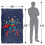 Superman (152cm x 127cm, Multicoloured) Superman Christmas Lights Soft Touch Blanket 4